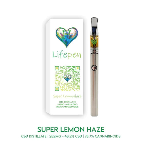 Lifepen - Super Lemon Haze - CBD vape cartridge - Medicinal Greens