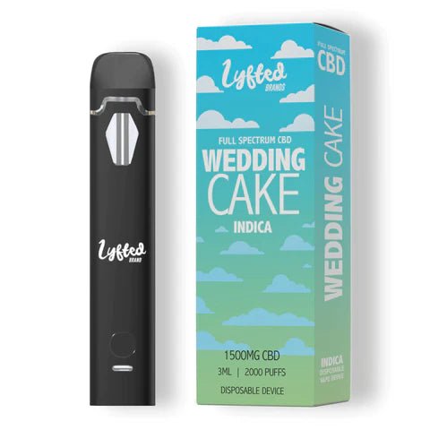Lyfted - Wedding Cake 1000mg CBD Disposable - Medicinal Greens