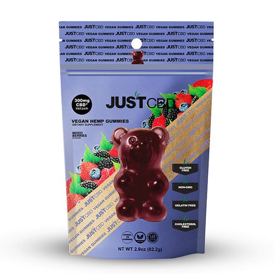 Just CBD Vegan Mixed Berries - CBD Gummies 300mg - Medicinal Greens