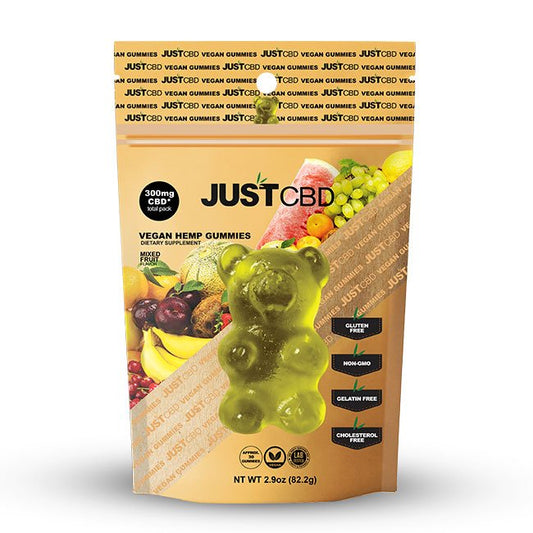 Just CBD Vegan Mixed Fruit - CBD Gummies 300mg - Medicinal Greens
