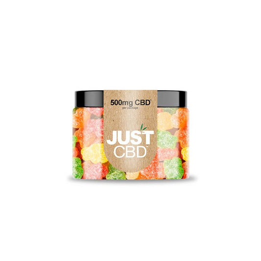 Just CBD Sour Bear - CBD Gummies 500mg Jar - Medicinal Greens