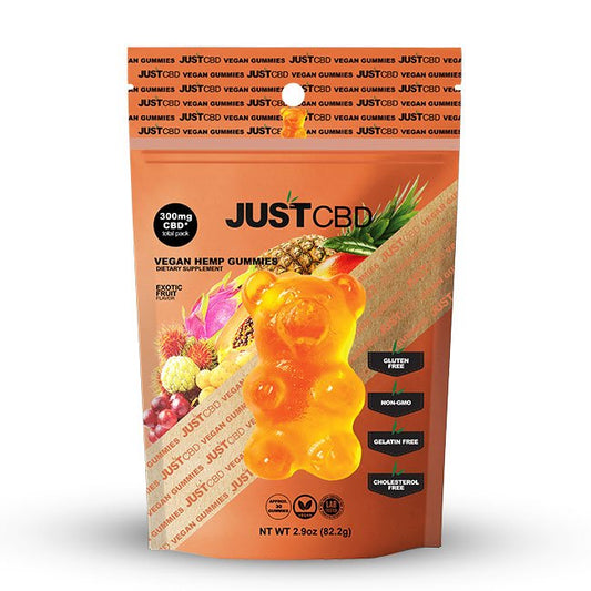 Just CBD Vegan Exotic Fruit - CBD Gummies 300mg - Medicinal Greens