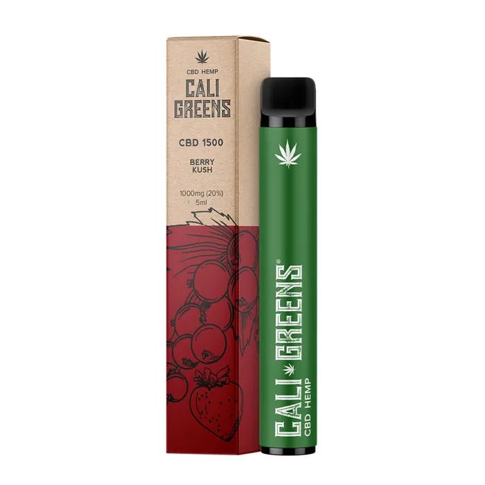 Cali Greens 1000mg CBD Go Go Berry Kush Disposable Device 5ml - Medicinal Greens
